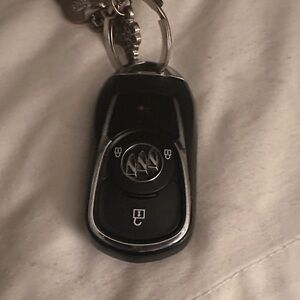 Buick Encore 2018 authentic Car Key remote Fob with Black and Silver Design
